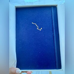 Archer and olive #21
Navy Blue Journal with Gold Constellation Design